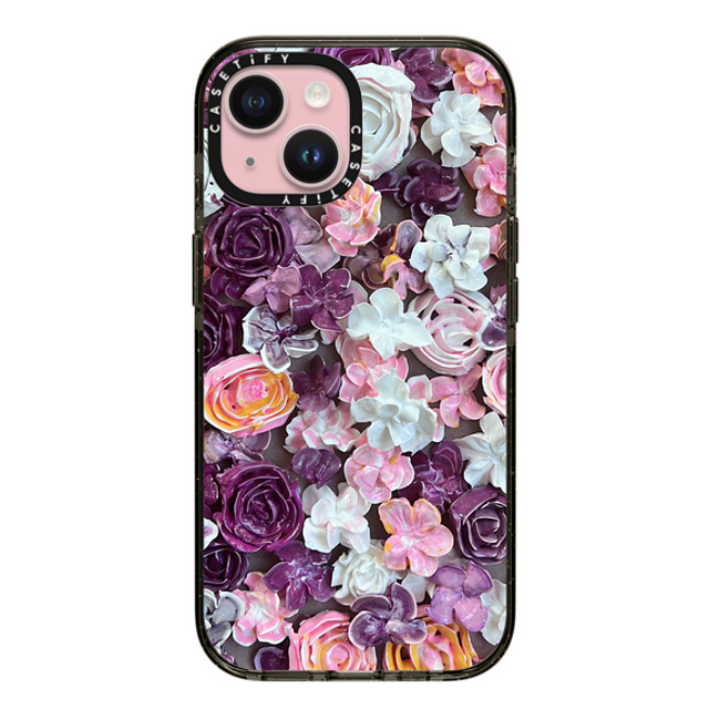 Ann Upton Art x CASETiFY iPhone 15 Case Floral,Nature Black Impact Case MagSafe Compatible In Bloom by Ann Upton Art Father's Day Ann Upton Art x CASETiFY iPhone 15 Case Floral,Nature Black Impact Case MagSafe Compatible In Bloom by Ann Upton Art Father's Day