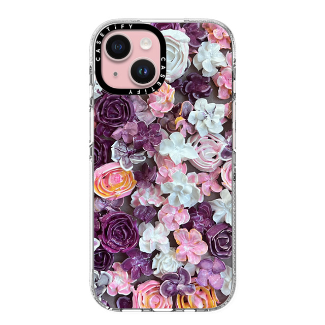 Ann Upton Art x CASETiFY iPhone 15 ケース クリア クリア ケース MagSafe対応 In Bloom by Ann Upton Art