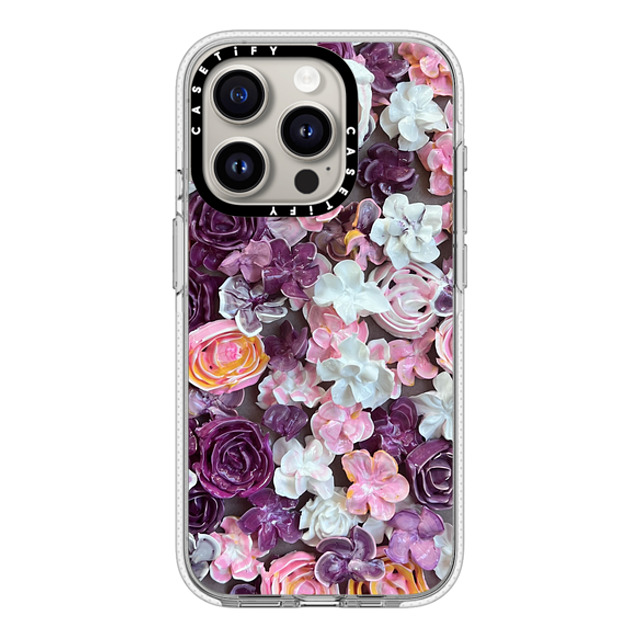 Ann Upton Art x CASETiFY iPhone 15 Pro ケース クリア クリア ケース MagSafe対応 In Bloom by Ann Upton Art