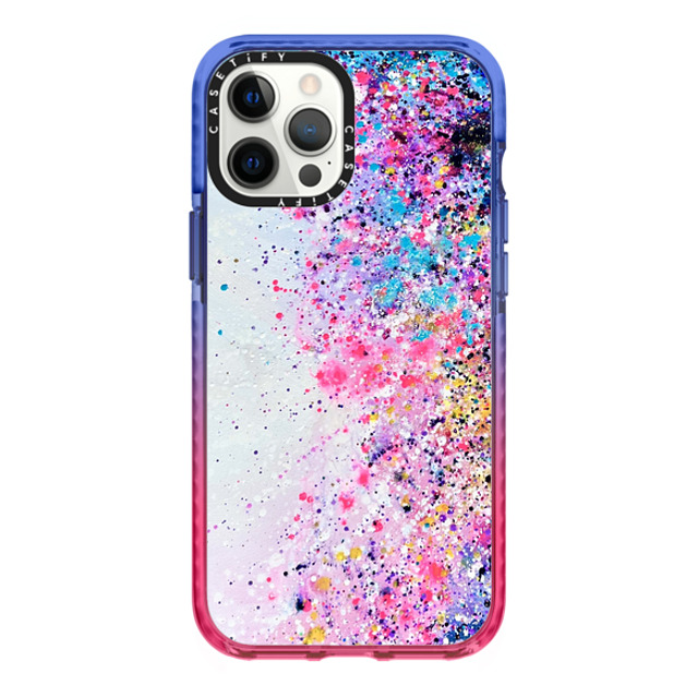 Ann Upton Art x CASETiFY iPhone 12 Pro Max ケース Sunset インパクトケース Confetti Sprinkles