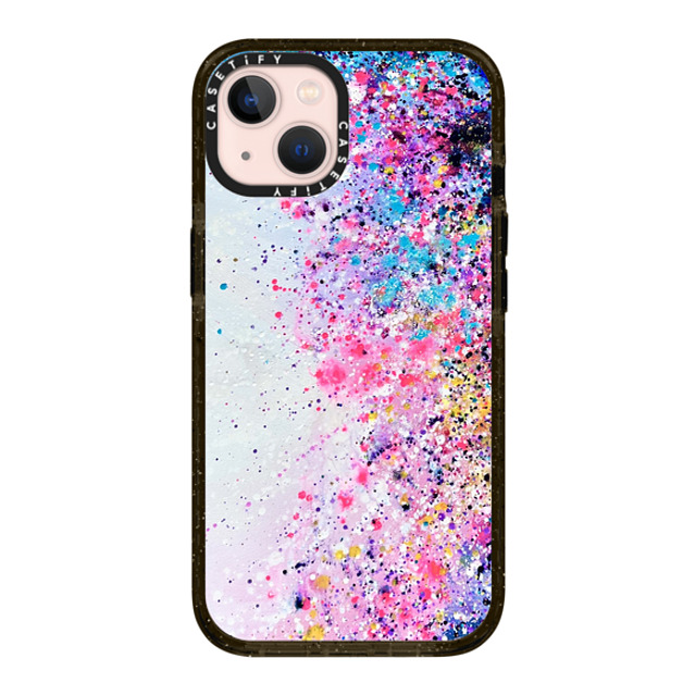 Ann Upton Art x CASETiFY iPhone 13 ケース ブラック インパクトケース Confetti Sprinkles