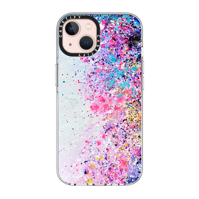 Ann Upton Art x CASETiFY iPhone 13 ケース クリア クリア ケース MagSafe対応 Confetti Sprinkles