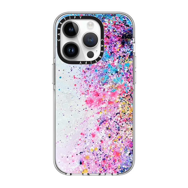 Ann Upton Art x CASETiFY iPhone 14 Pro ケース クリア クリア ケース MagSafe対応 Confetti Sprinkles