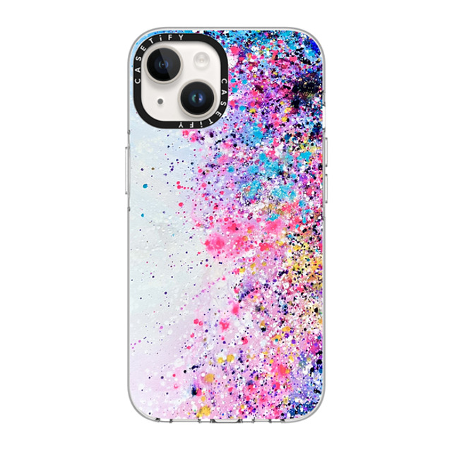 Ann Upton Art x CASETiFY iPhone 14 ケース クリア クリア ケース MagSafe対応 Confetti Sprinkles