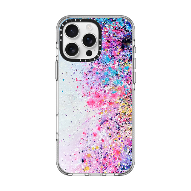 Ann Upton Art x CASETiFY iPhone 16 Pro Max ケース クリア クリア ケース MagSafe対応 Confetti Sprinkles