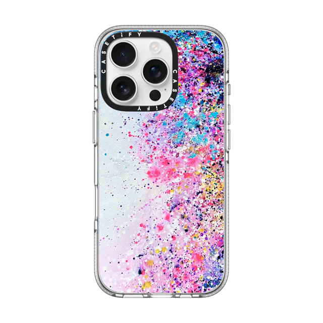 Ann Upton Art x CASETiFY iPhone 16 Pro ケース クリア クリア ケース MagSafe対応 Confetti Sprinkles