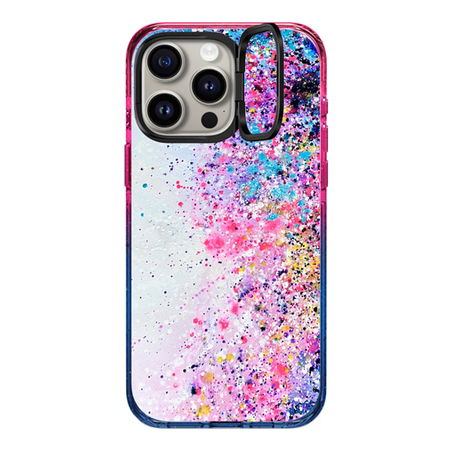 Ann Upton Art x CASETiFY iPhone 15 Pro Max ケース Cotton Candy インパクトリングスタンドケース MagSafe対応 Confetti Sprinkles