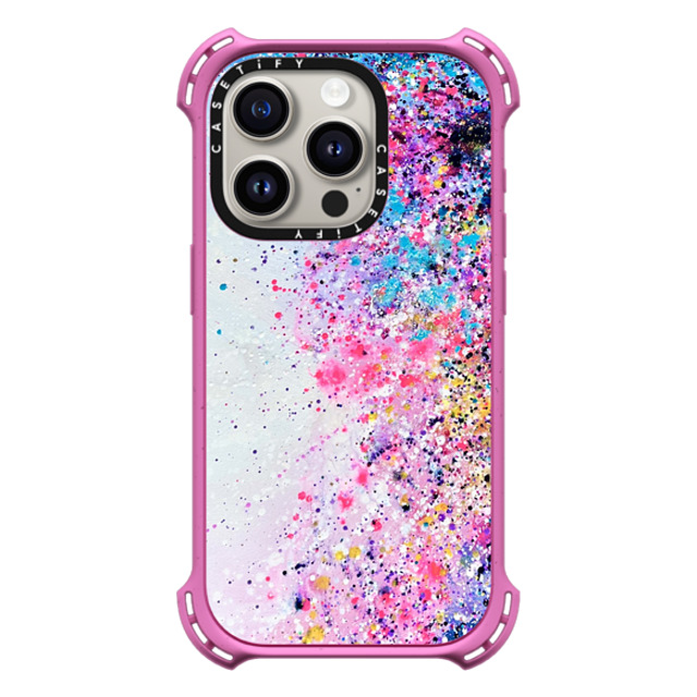 Ann Upton Art x CASETiFY iPhone 15 Pro ケース Nature,Geometric Matte Pink バウンスケース Confetti Sprinkles New iPhone Ann Upton Art x CASETiFY iPhone 15 Pro ケース Nature,Geometric Matte Pink バウンスケース Confetti Sprinkles New iPhone