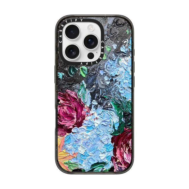 Ann Upton Art x CASETiFY iPhone 16 Pro Case Floral,Nature Black Impact Case MagSafe Compatible Speak Love Mother's Day Ann Upton Art x CASETiFY iPhone 16 Pro Case Floral,Nature Black Impact Case MagSafe Compatible Speak Love Mother's Day