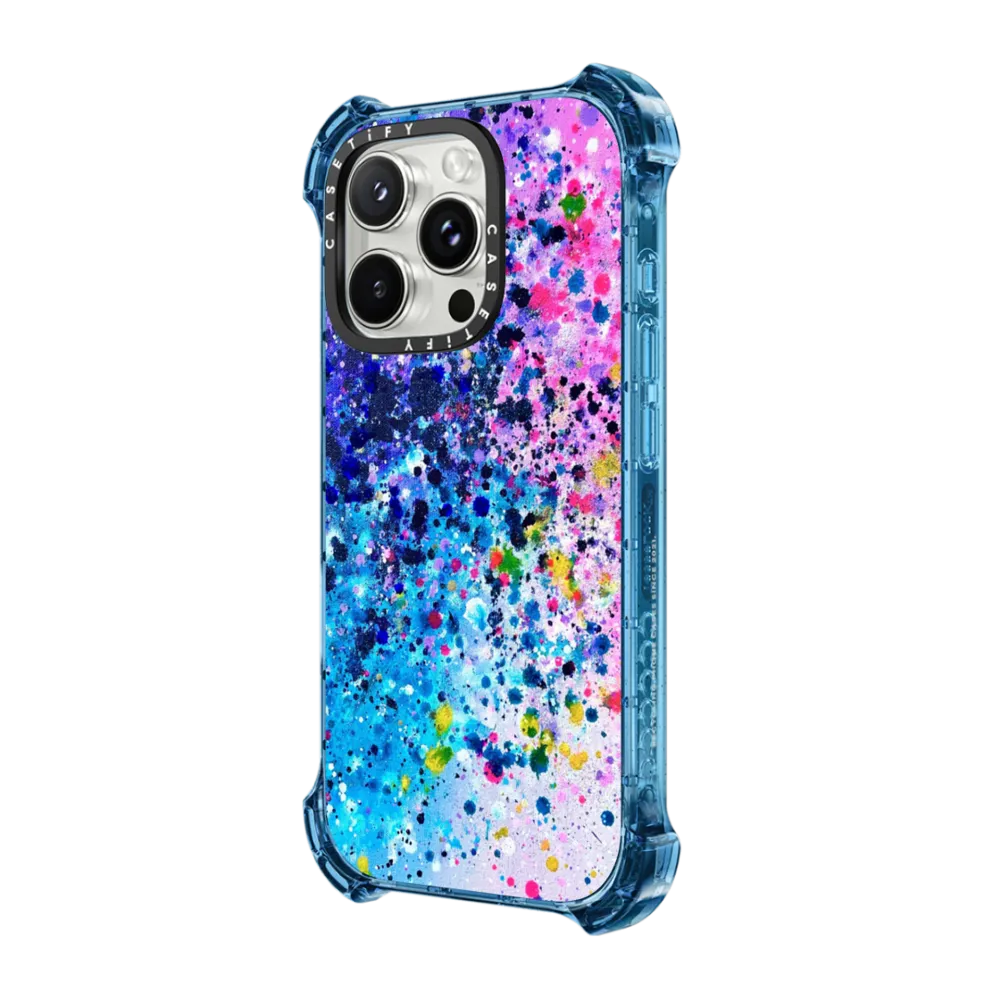 Bounce iPhone 16 Pro Case MagSafe Compatible - Pink Confetti Pop