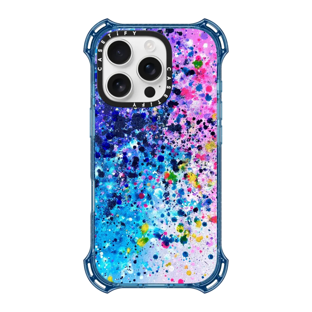 Bounce iPhone 16 Pro Case MagSafe Compatible - Pink Confetti Pop