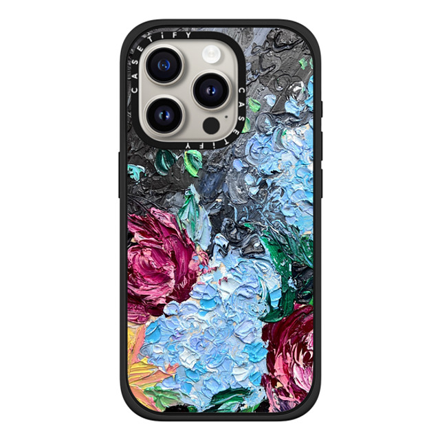 Ann Upton Art x CASETiFY iPhone 15 Pro Case Floral,Nature マットブラック Impact Case MagSafe Compatible Speak Love Mother's Day Ann Upton Art x CASETiFY iPhone 15 Pro Case Floral,Nature マットブラック Impact Case MagSafe Compatible Speak Love Mother's Day