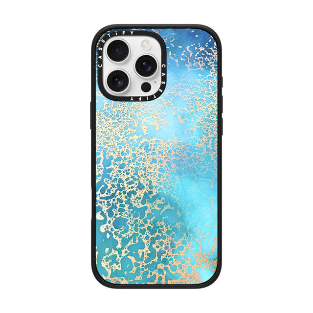 Ann Upton Art x CASETiFY iPhone 16 Pro Max ケース マットブラック インパクトケース MagSafe対応 Coral Coast