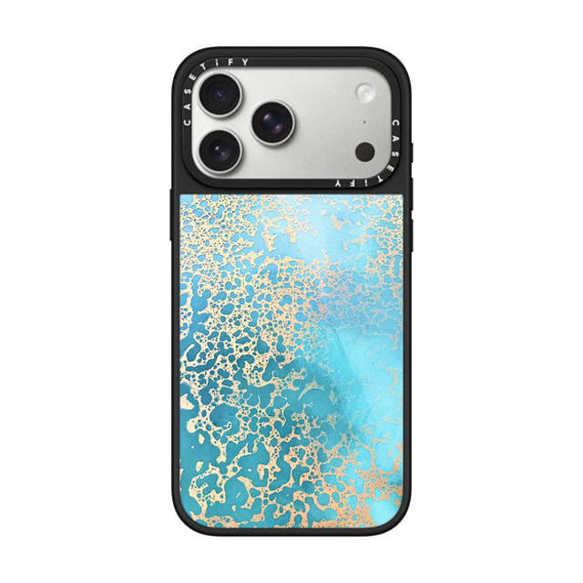 Ann Upton Art x CASETiFY iPhone 17 Pro Max ケース Nature,Fine Art ブラック グレーズケース MagSafe対応 Coral Coast