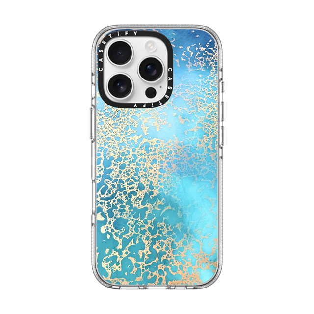 Ann Upton Art x CASETiFY iPhone 16 Pro ケース クリア クリア ケース MagSafe対応 Coral Coast