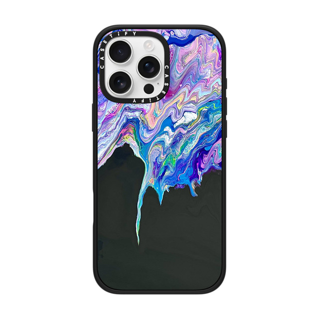 Ann Upton Art x CASETiFY iPhone 16 Pro Max ケース Nature,Geometric マットブラック インパクトケース MagSafe対応 Neon Drip by Ann Upton Art Back to School Ann Upton Art x CASETiFY iPhone 16 Pro Max ケース Nature,Geometric マットブラック インパクトケース MagSafe対応 Neon Drip by Ann Upton Art Back to School
