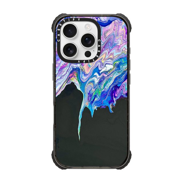 Ann Upton Art x CASETiFY iPhone 16 Pro Case Nature,Geometric Black ウルトラ インパクトケース MagSafe 対応 Neon Drip by Ann Upton Art Back to School Ann Upton Art x CASETiFY iPhone 16 Pro Case Nature,Geometric Black ウルトラ インパクトケース MagSafe 対応 Neon Drip by Ann Upton Art Back to School