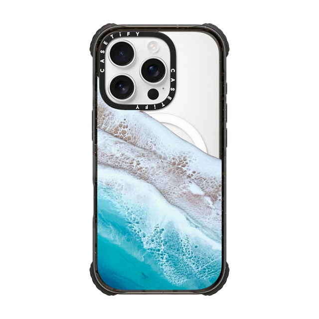 Ann Upton Art x CASETiFY iPhone 16 Pro Case Black ウルトラ インパクトケース MagSafe 対応 Bahama Beach Transparent Iphone Case By Ann Upton Ann Upton Art x CASETiFY iPhone 16 Pro Case Black ウルトラ インパクトケース MagSafe 対応 Bahama Beach Transparent Iphone Case By Ann Upton
