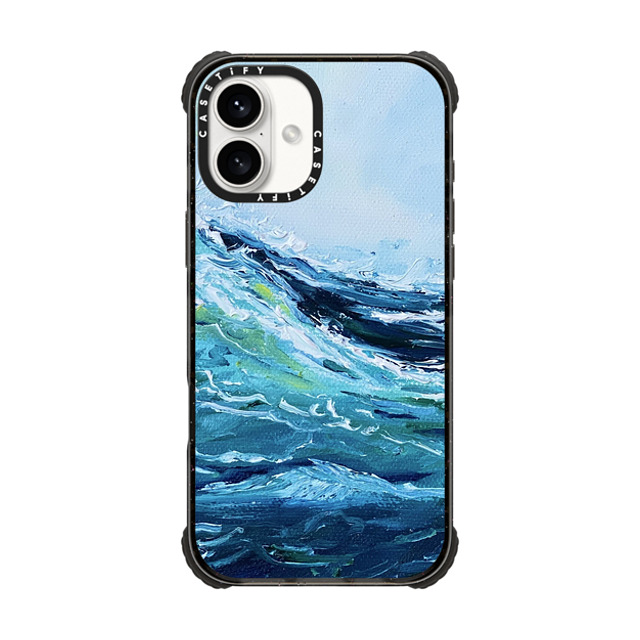 Ann Upton Art x CASETiFY iPhone 16 Plus Case Black ウルトラ インパクトケース MagSafe 対応 Tide Iphone Case By Ann Upton Ann Upton Art x CASETiFY iPhone 16 Plus Case Black ウルトラ インパクトケース MagSafe 対応 Tide Iphone Case By Ann Upton