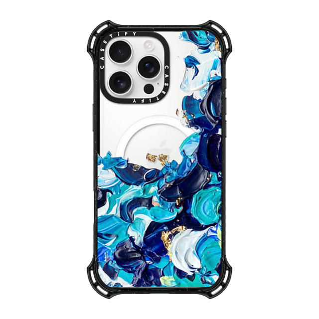 Ann Upton Art x CASETiFY iPhone 16 Pro Max ケース ブラック バウンスケース Frosted Android Case by Ann Upton