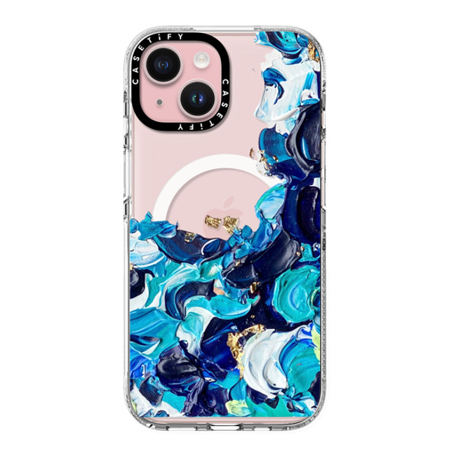 Ann Upton Art x CASETiFY iPhone 15 ケース クリア クリア ケース MagSafe対応 Frosted Android Case by Ann Upton