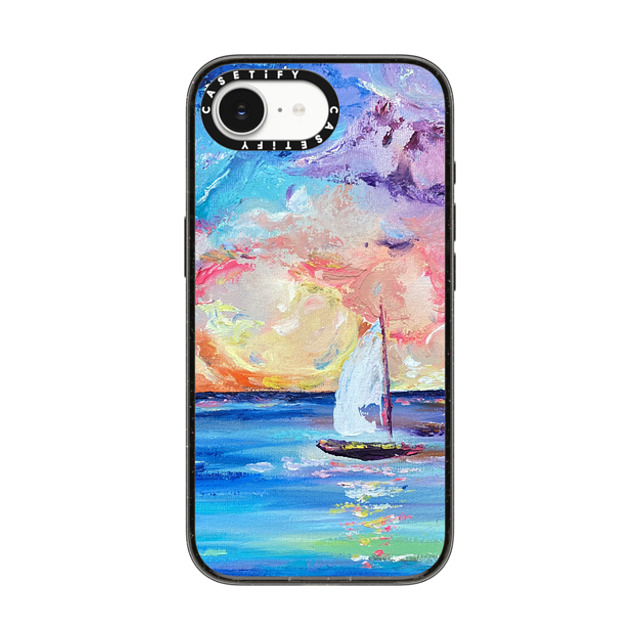 Ann Upton Art x CASETiFY iPhone 16e Case Nature,Fine Art Black Impact Case MagSafe Compatible Sail Away Iphone Case by Ann Upton Back to School Ann Upton Art x CASETiFY iPhone 16e Case Nature,Fine Art Black Impact Case MagSafe Compatible Sail Away Iphone Case by Ann Upton Back to School