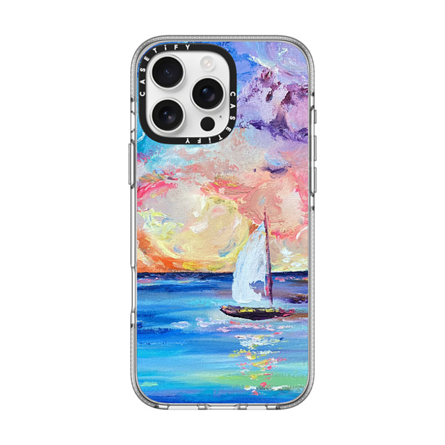 Ann Upton Art x CASETiFY iPhone 16 Pro Max Case Nature,Fine Art クリア クリア ケース MagSafe対応 Sail Away Iphone Case by Ann Upton Back to School Ann Upton Art x CASETiFY iPhone 16 Pro Max Case Nature,Fine Art クリア クリア ケース MagSafe対応 Sail Away Iphone Case by Ann Upton Back to School