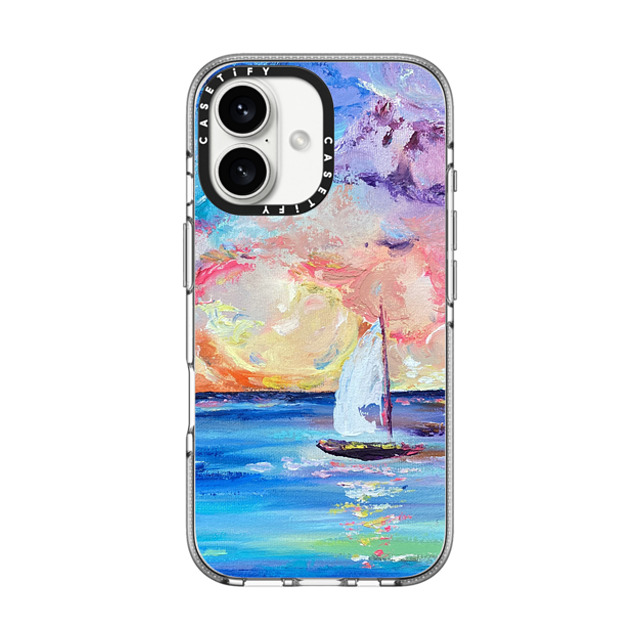 Ann Upton Art x CASETiFY iPhone 16 ケース Nature,Fine Art クリア クリア ケース MagSafe対応 Sail Away Iphone Case by Ann Upton Back to School Ann Upton Art x CASETiFY iPhone 16 ケース Nature,Fine Art クリア クリア ケース MagSafe対応 Sail Away Iphone Case by Ann Upton Back to School