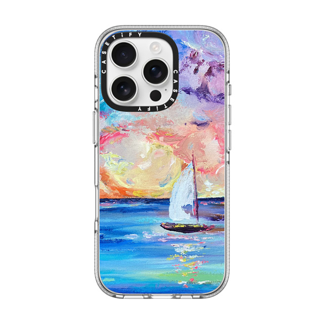 Ann Upton Art x CASETiFY iPhone 16 Pro Case Nature,Fine Art クリア クリア ケース MagSafe対応 Sail Away Iphone Case by Ann Upton Back to School Ann Upton Art x CASETiFY iPhone 16 Pro Case Nature,Fine Art クリア クリア ケース MagSafe対応 Sail Away Iphone Case by Ann Upton Back to School