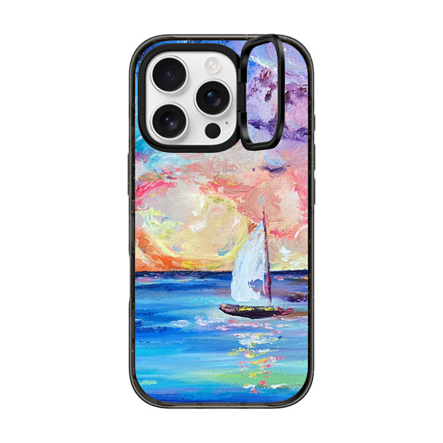 Ann Upton Art x CASETiFY iPhone 16 Pro Case Nature,Fine Art Black インパクトリングスタンドケース MagSafe対応 Sail Away Iphone Case by Ann Upton Back to School Ann Upton Art x CASETiFY iPhone 16 Pro Case Nature,Fine Art Black インパクトリングスタンドケース MagSafe対応 Sail Away Iphone Case by Ann Upton Back to School
