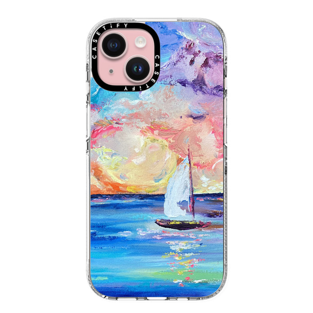 Ann Upton Art x CASETiFY iPhone 15 Case Nature,Fine Art クリア クリア ケース MagSafe対応 Sail Away Iphone Case by Ann Upton Back to School Ann Upton Art x CASETiFY iPhone 15 Case Nature,Fine Art クリア クリア ケース MagSafe対応 Sail Away Iphone Case by Ann Upton Back to School