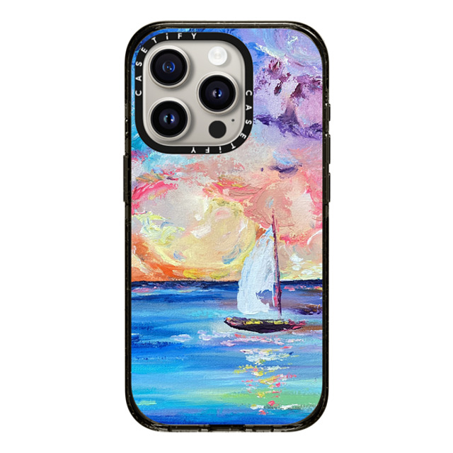 Ann Upton Art x CASETiFY iPhone 15 Pro Case Nature,Fine Art Black Impact Case MagSafe Compatible Sail Away Iphone Case by Ann Upton Back to School Ann Upton Art x CASETiFY iPhone 15 Pro Case Nature,Fine Art Black Impact Case MagSafe Compatible Sail Away Iphone Case by Ann Upton Back to School