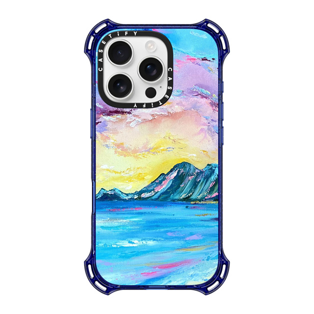 Ann Upton Art x CASETiFY iPhone 16 Pro Case コバルトブルー バウンスケース Kaneohe Iphone Case by Ann Upton Ann Upton Art x CASETiFY iPhone 16 Pro Case コバルトブルー バウンスケース Kaneohe Iphone Case by Ann Upton