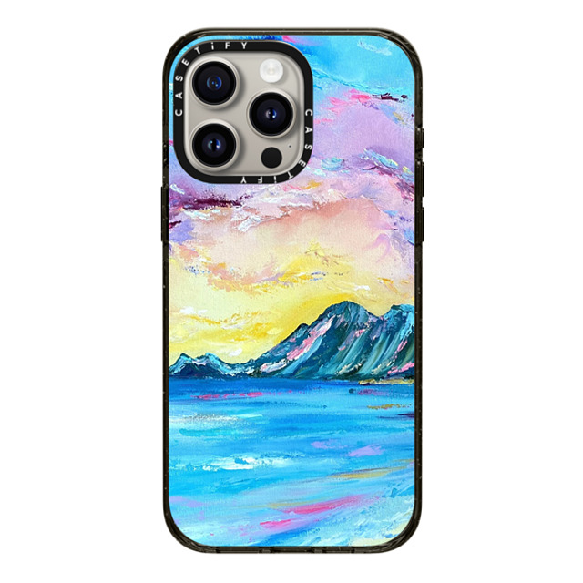 Ann Upton Art x CASETiFY iPhone 15 Pro Max Case Nature,Fine Art Black Impact Case MagSafe Compatible Kaneohe Iphone Case by Ann Upton Mother's Day Ann Upton Art x CASETiFY iPhone 15 Pro Max Case Nature,Fine Art Black Impact Case MagSafe Compatible Kaneohe Iphone Case by Ann Upton Mother's Day