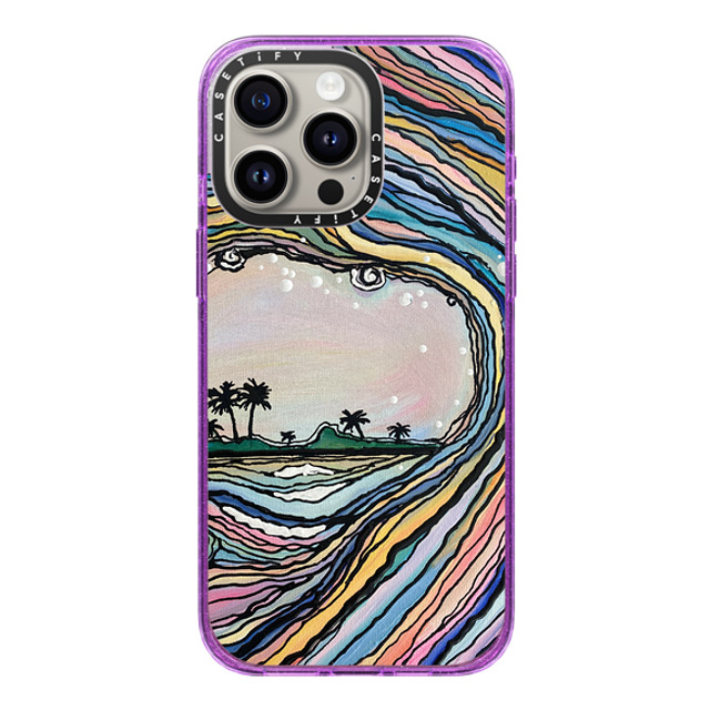 Ann Upton Art x CASETiFY iPhone 15 Pro Max ケース Summer,Ocean Glitter Purple インパクトケース MagSafe対応 Waikiki Sunset Iphone Case by Ann Upton Back to School Ann Upton Art x CASETiFY iPhone 15 Pro Max ケース Summer,Ocean Glitter Purple インパクトケース MagSafe対応 Waikiki Sunset Iphone Case by Ann Upton Back to School