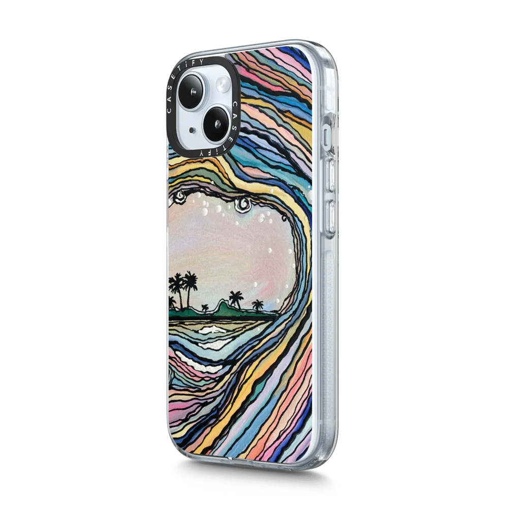 Impact Lite iPhone 15 Case - Waikiki Sunset Iphone Case by Ann Upton