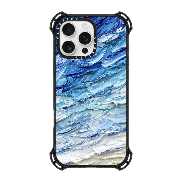 Ann Upton Art x CASETiFY iPhone 16 Pro Max ケース ブラック バウンスケース Frosted