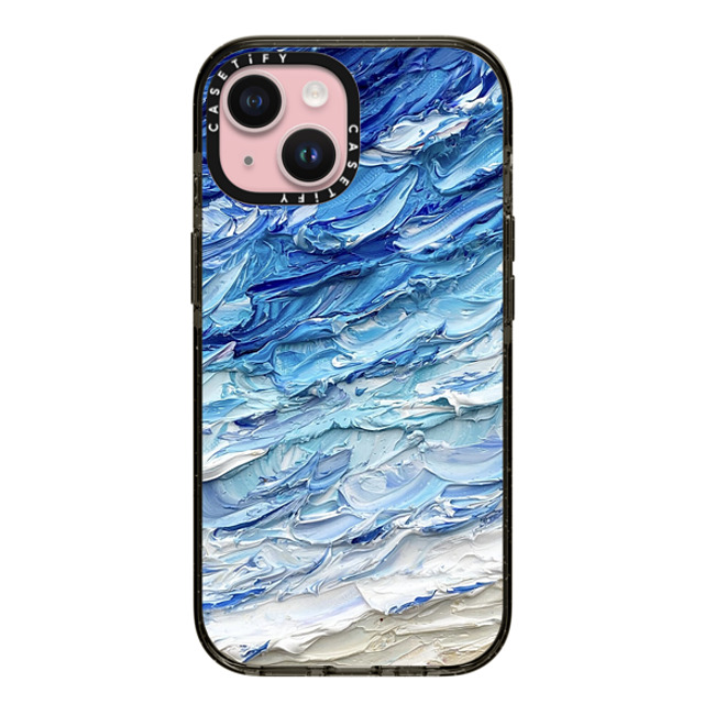 Ann Upton Art x CASETiFY iPhone 15 ケース ブラック インパクトケース Frosted