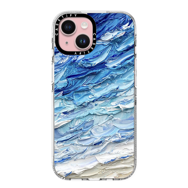 Ann Upton Art x CASETiFY iPhone 15 ケース クリア クリア ケース MagSafe対応 Frosted