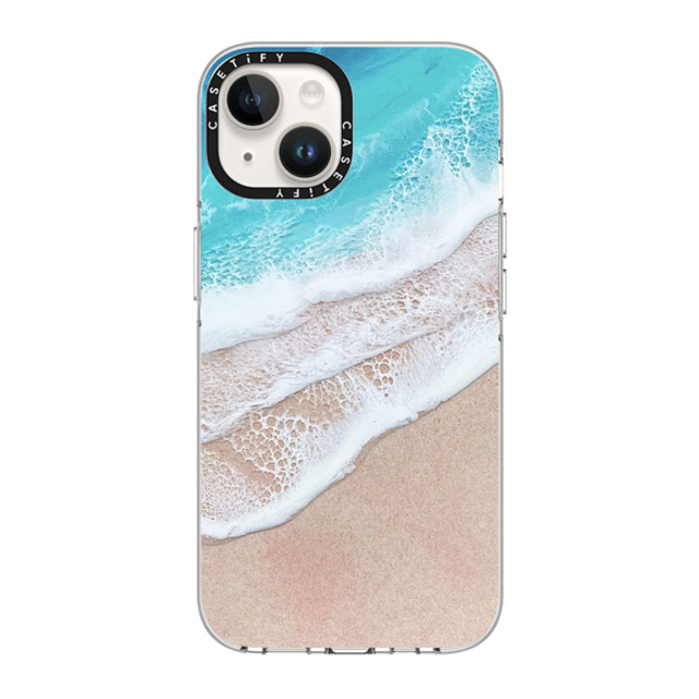 Ann Upton Art x CASETiFY iPhone 14 ケース クリア クリア ケース MagSafe対応 Lanikai Iphone Case by Ann Upton