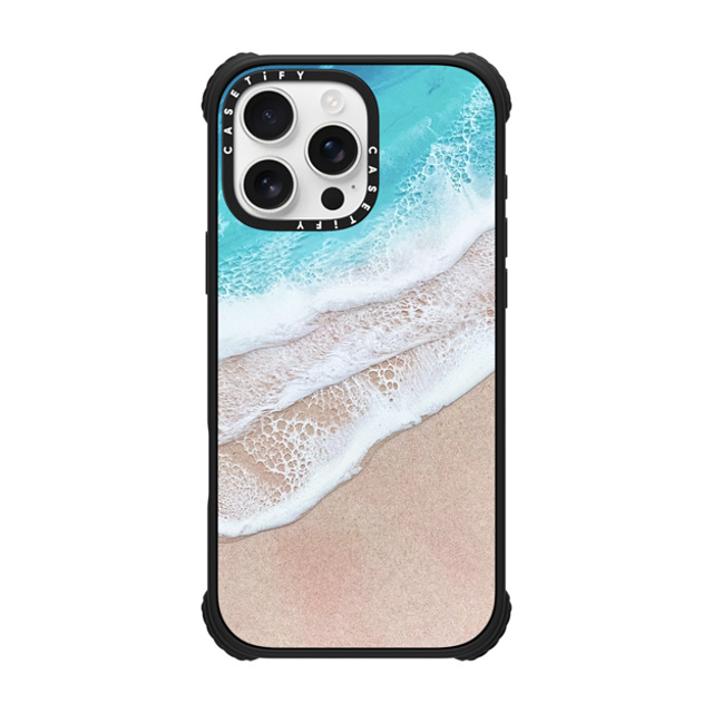 Ann Upton Art x CASETiFY iPhone 16 Pro Max Case Matte Black ウルトラ インパクトケース MagSafe 対応 Lanikai Iphone Case by Ann Upton Ann Upton Art x CASETiFY iPhone 16 Pro Max Case Matte Black ウルトラ インパクトケース MagSafe 対応 Lanikai Iphone Case by Ann Upton
