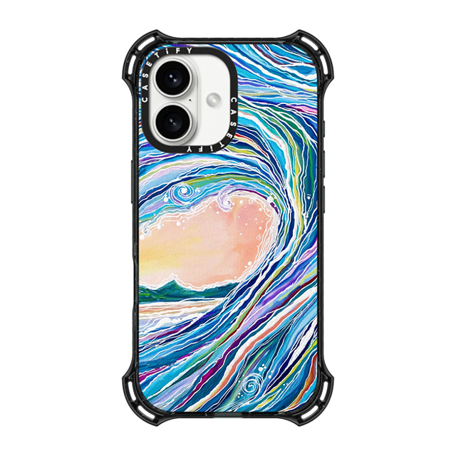 Ann Upton Art x CASETiFY iPhone 16 Case Black バウンスケース Koru Iphone case By Ann Upton Ann Upton Art x CASETiFY iPhone 16 Case Black バウンスケース Koru Iphone case By Ann Upton