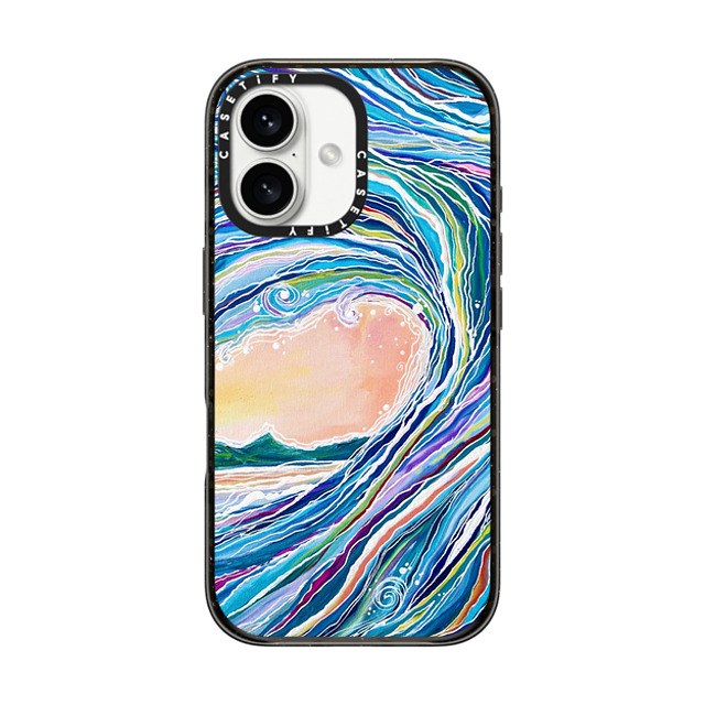 Ann Upton Art x CASETiFY iPhone 16 Case Nature,Fine Art Black インパクトケース MagSafe対応 Koru Iphone case By Ann Upton Mother's Day Ann Upton Art x CASETiFY iPhone 16 Case Nature,Fine Art Black インパクトケース MagSafe対応 Koru Iphone case By Ann Upton Mother's Day