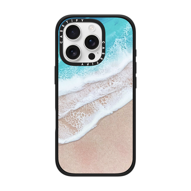 Ann Upton Art x CASETiFY iPhone 16 Pro ケース マットブラック インパクトケース Lanikai Iphone Case by Ann Upton