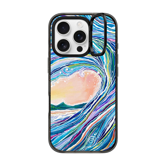 Ann Upton Art x CASETiFY iPhone 16 Pro Case Nature,Fine Art Black インパクトリングスタンドケース MagSafe対応 Koru Iphone case By Ann Upton Mother's Day Ann Upton Art x CASETiFY iPhone 16 Pro Case Nature,Fine Art Black インパクトリングスタンドケース MagSafe対応 Koru Iphone case By Ann Upton Mother's Day