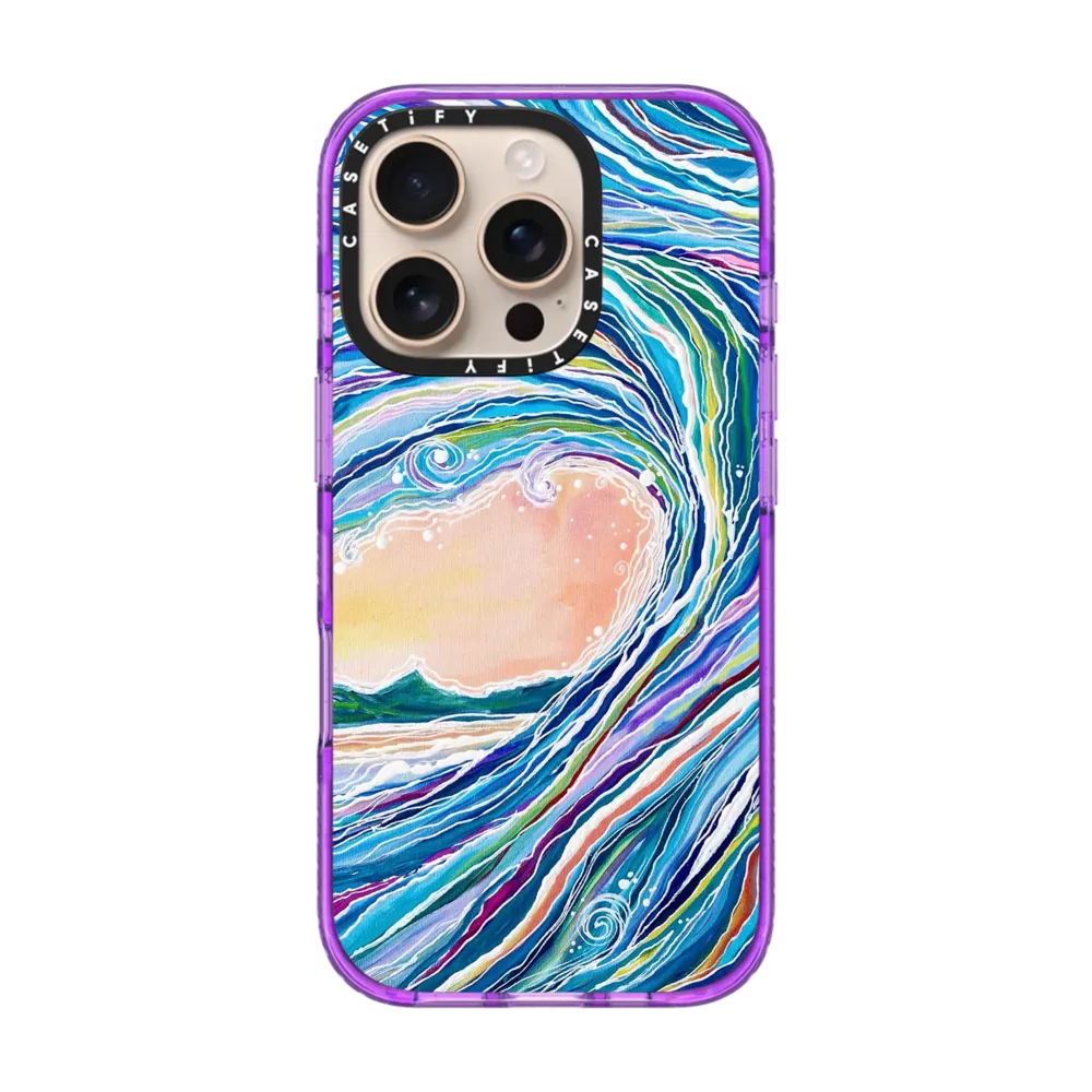 Impact iPhone 16 Pro Case MagSafe Compatible - Koru Iphone case By Ann Upton