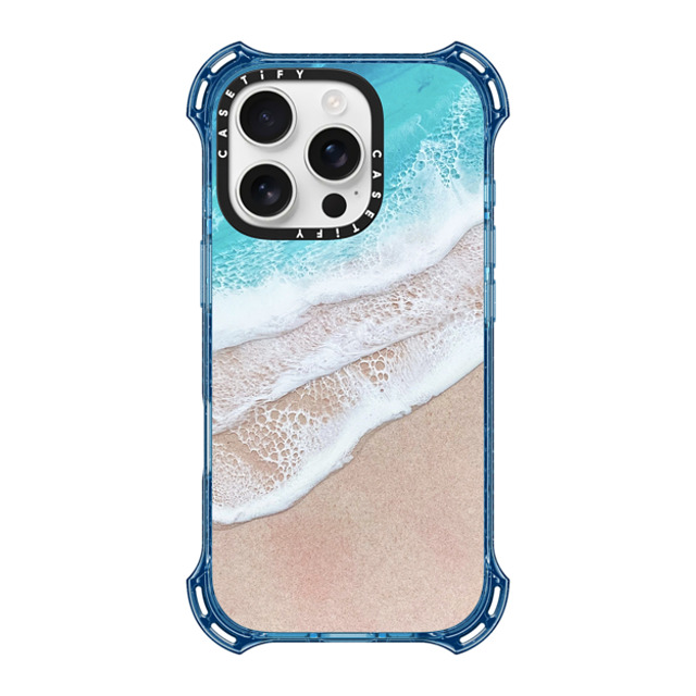Ann Upton Art x CASETiFY iPhone 16 Pro Case ベイビーブルー バウンスケース Lanikai Iphone Case by Ann Upton Ann Upton Art x CASETiFY iPhone 16 Pro Case ベイビーブルー バウンスケース Lanikai Iphone Case by Ann Upton