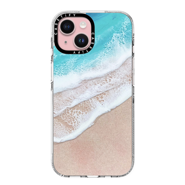 Ann Upton Art x CASETiFY iPhone 15 ケース クリア クリア ケース MagSafe対応 Lanikai Iphone Case by Ann Upton