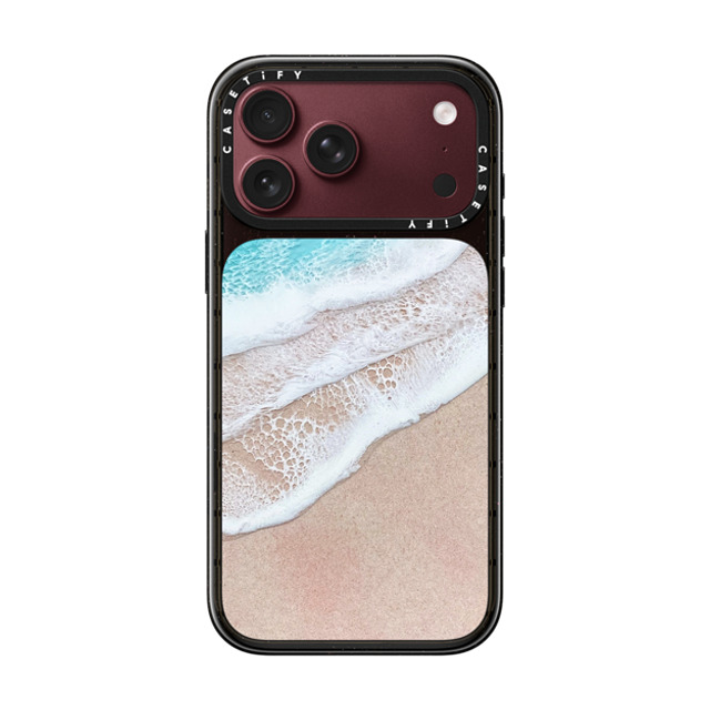Ann Upton Art x CASETiFY iPhone 18 Pro Max �P�[�X Nature,Fine Art Glossy Black �C���p�N�g�P�[�X MagSafe�Ή� - �O���b�V�[ Lanikai Iphone Case by An