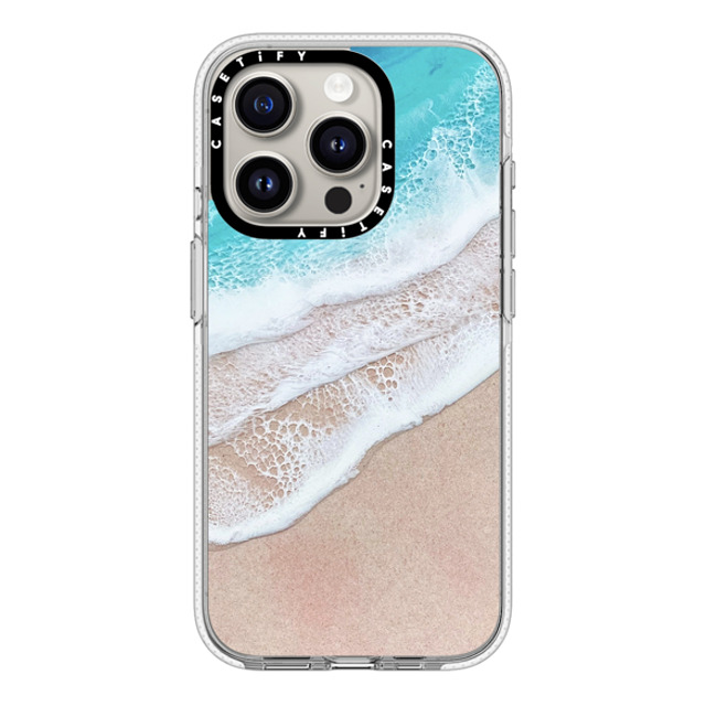 Ann Upton Art x CASETiFY iPhone 15 Pro ケース クリア クリア ケース MagSafe対応 Lanikai Iphone Case by Ann Upton